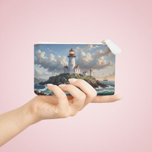 Coastal Lighthouse Mini Clutch Bag