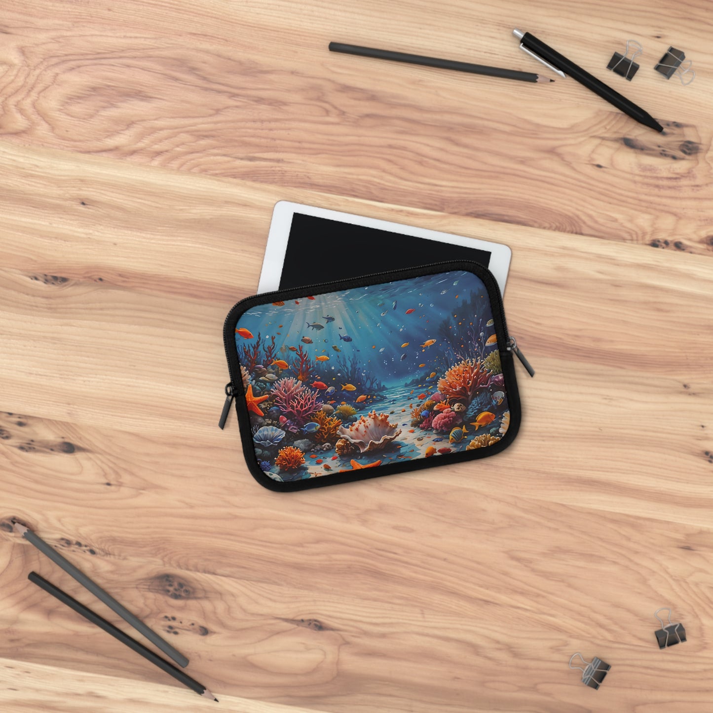 Underwater Coral & Starfish Laptop Sleeve