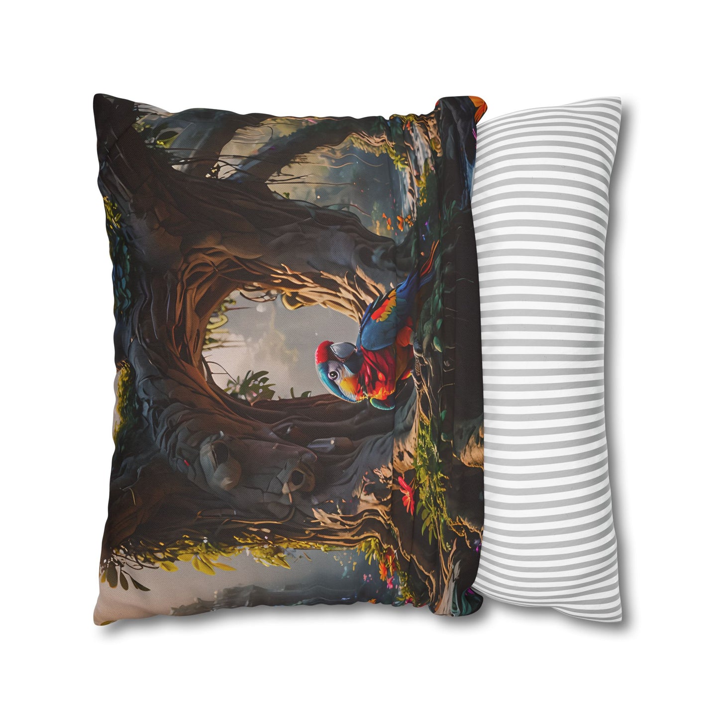 Tropical Paradise Parrot Pillowcase