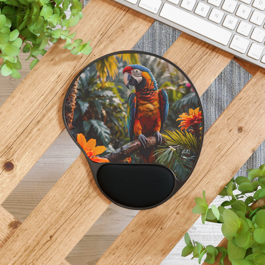 Tropical Macaw in the Forest Mouse Pad