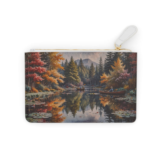 Scenic Mountain Landscape Clutch Bag