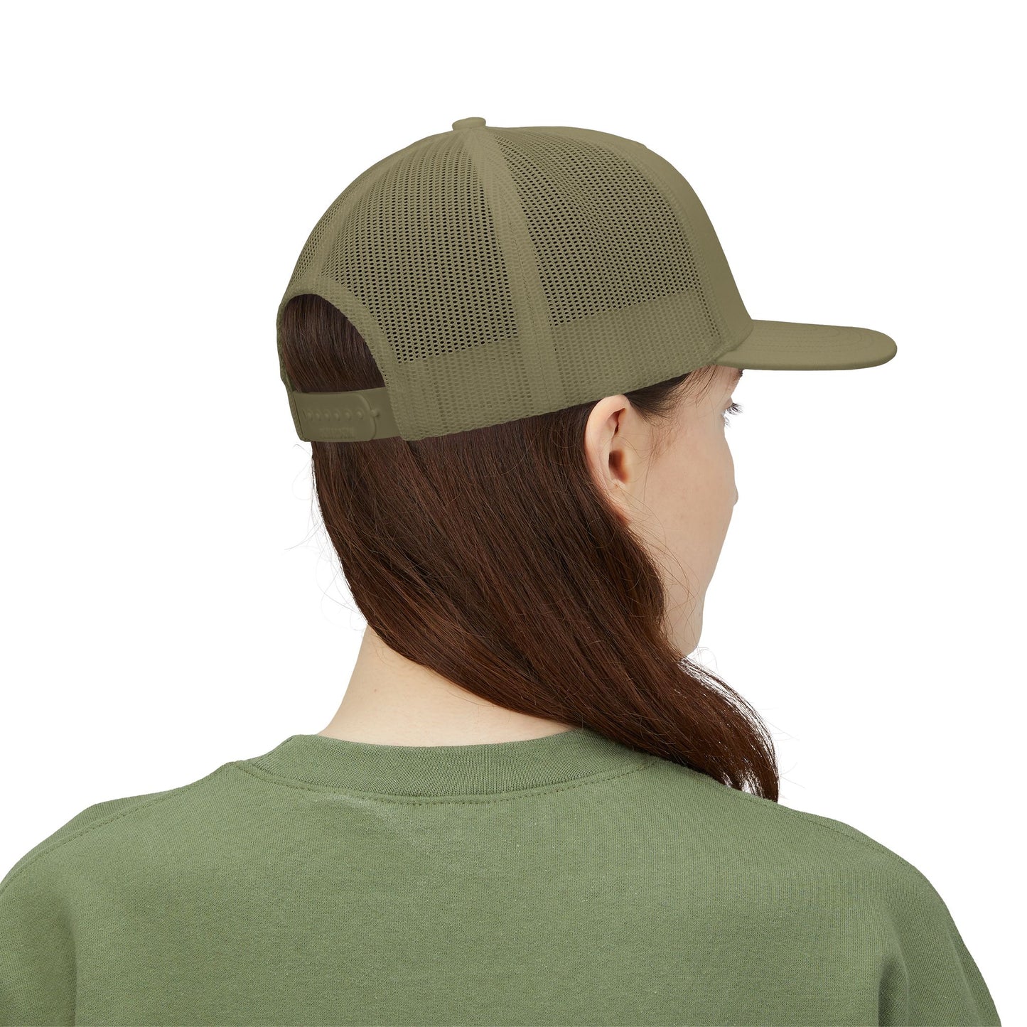 Personalized Embroidered Floral Name Trucker Cap