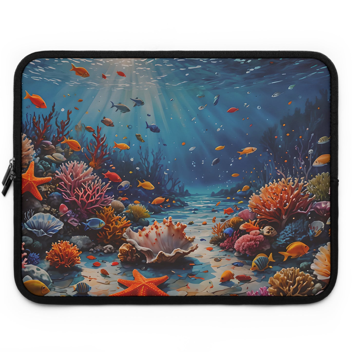 Underwater Coral & Starfish Laptop Sleeve