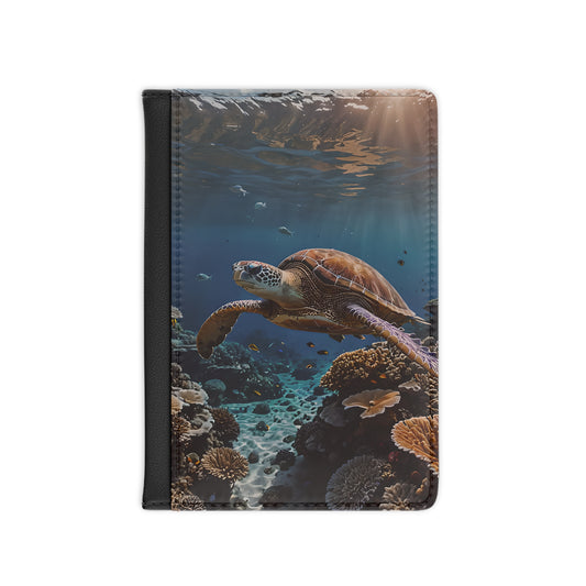 Sea Turtle Swimming Passport Cover
