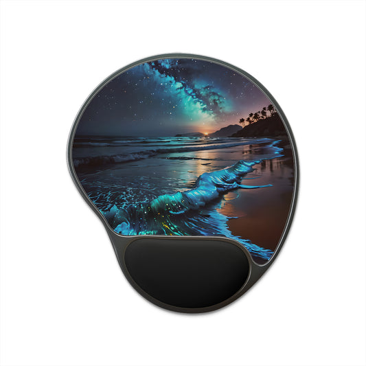 Bioluminescent Tropical Paradise Mouse Pad