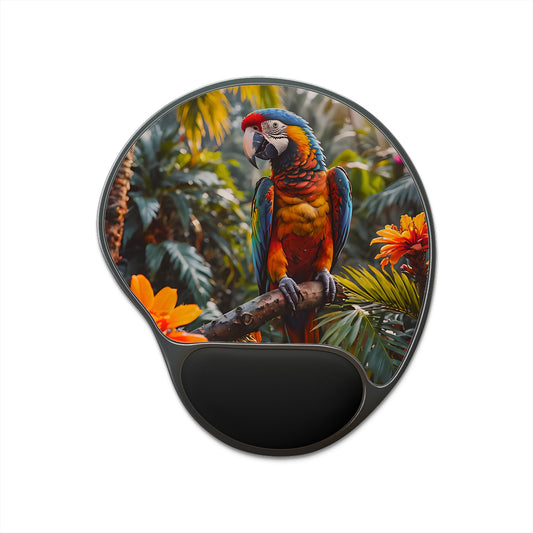 Tropical Macaw in the Forest Mouse Pad