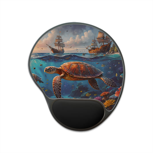 Sea Turtle Ocean Dive Mouse Pad