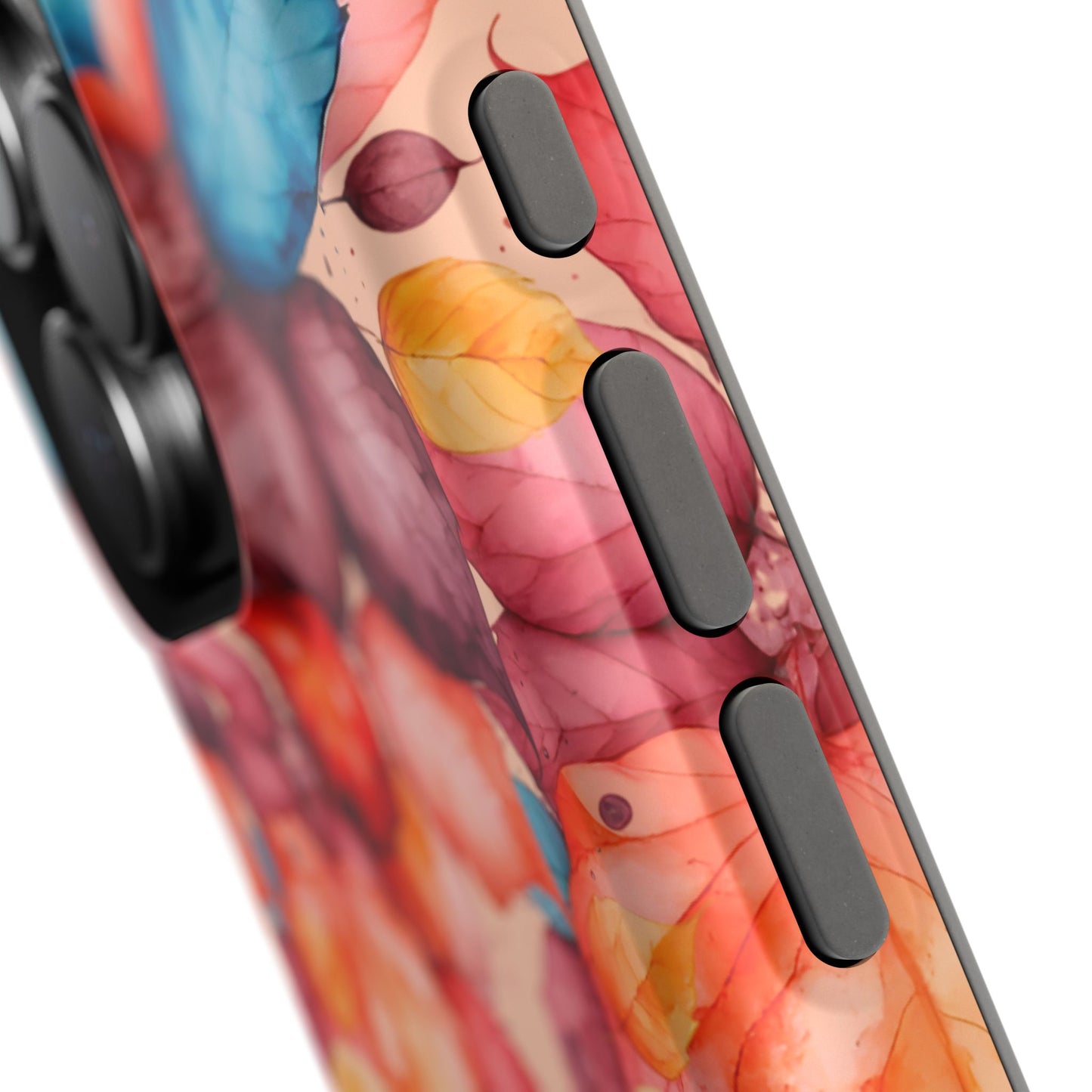 Watercolor Autumn Leaves Magnetic Phone Case