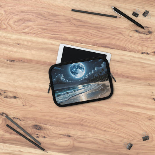 Moonlit Beach Laptop Sleeve