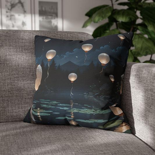 Dreamy Night Enchanted Lantern Pillow Cover