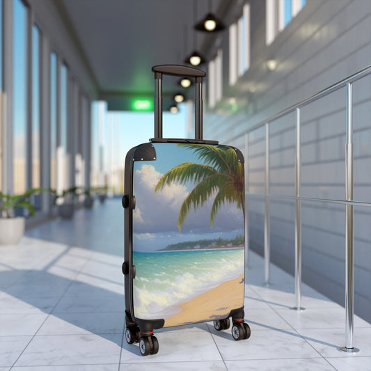 Beach Paradise Cabin Suitcase