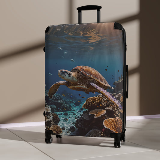 Sea Turtle Swimming Cabin Suitcase