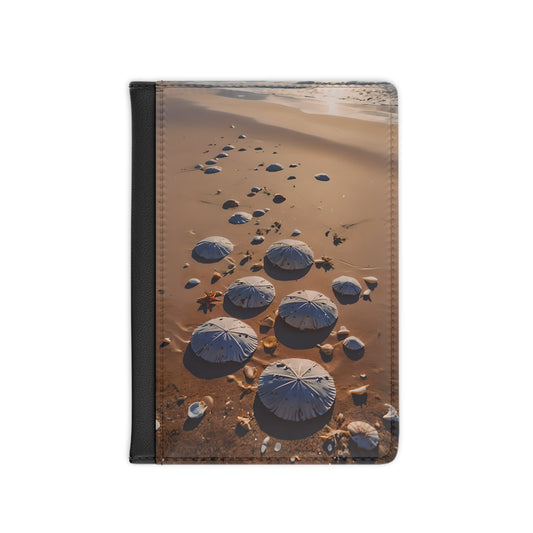 Costal Beach with Sand Dollar Trail Passport Cover