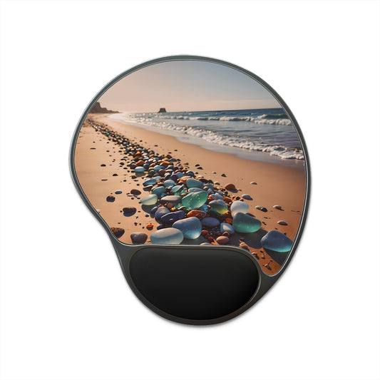 Sea Glass Beach Sunset Trail Mouse Pad