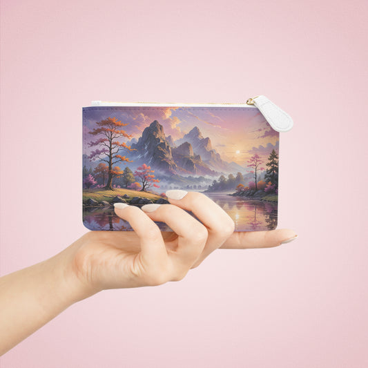 Scenic Mountains Mini Clutch Bag