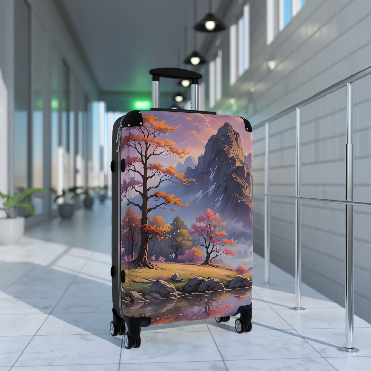 Mountain Adventure Travel Suitcase