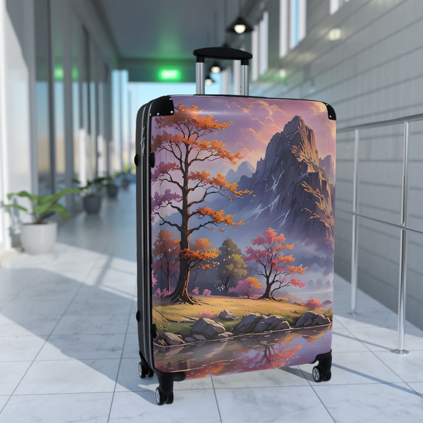 Mountain Adventure Travel Suitcase