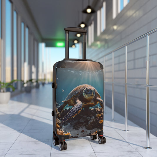 Sea Turtle Marine Life Cabin Suitcase