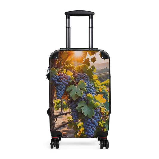 Wine Grapes Vineyard Cabin Suitcase