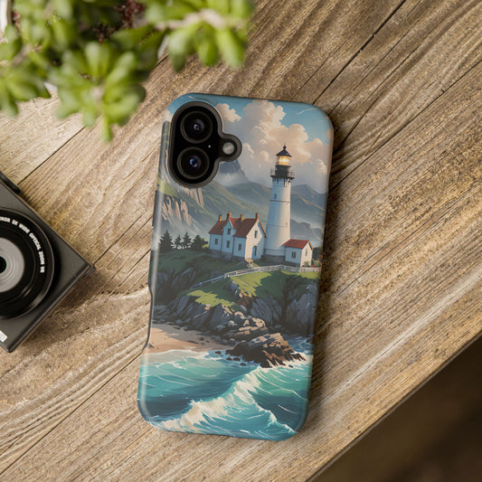 Coastal Farm Lighthouse Magnetic Phone Case