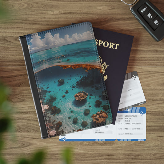 Turquoise Ocean & Coral Reefs Passport Cover