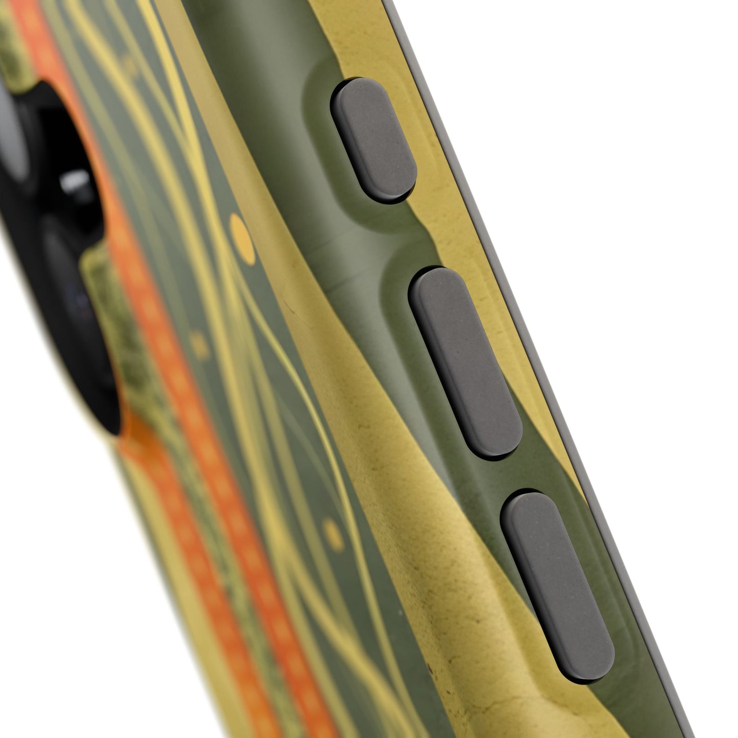 Autumn Colors Stripes Magnetic Phone Case