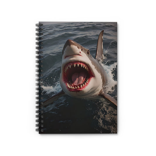 Great White Shark Adventure Spiral Notebook