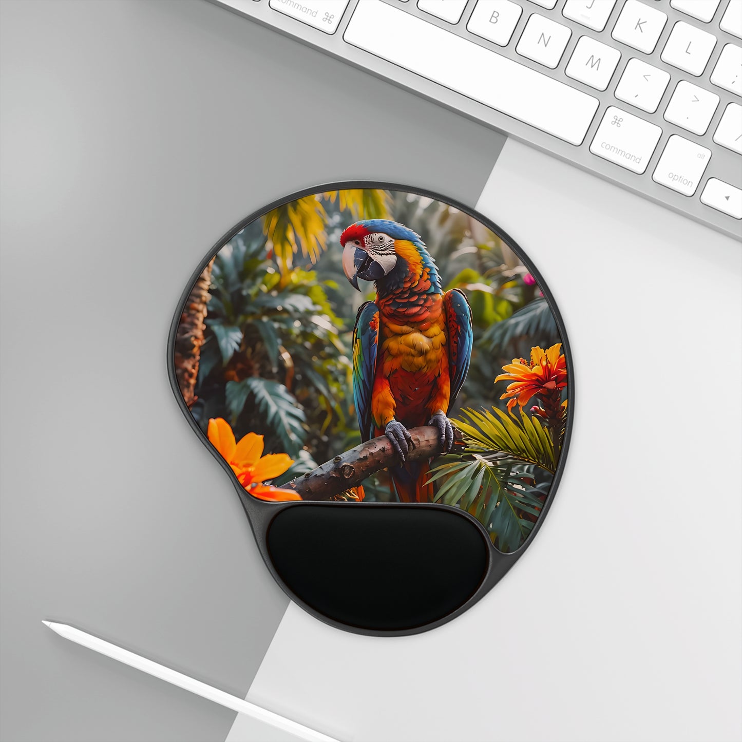 Tropical Macaw in the Forest Mouse Pad