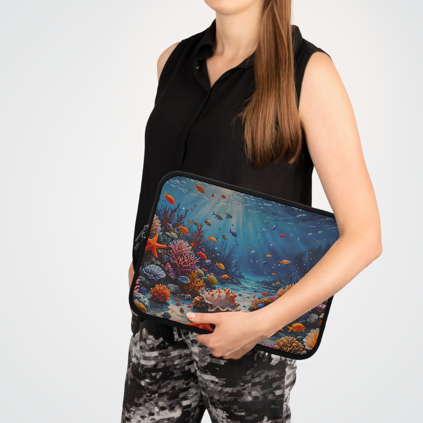 Underwater Coral & Starfish Laptop Sleeve