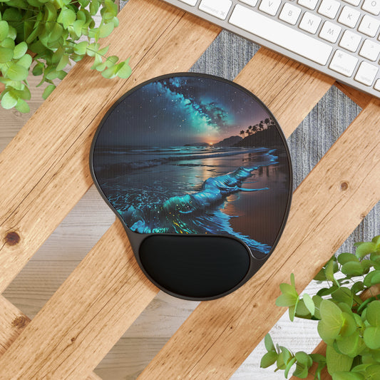 Bioluminescent Tropical Paradise Mouse Pad