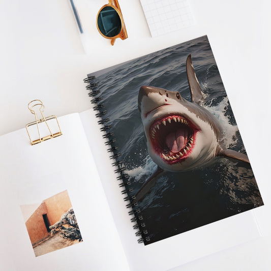 Great White Shark Adventure Spiral Notebook