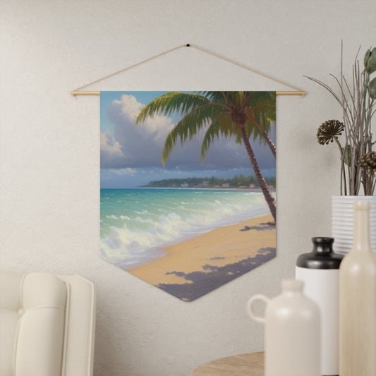 Sunny Beach Paradise Pennant Banner