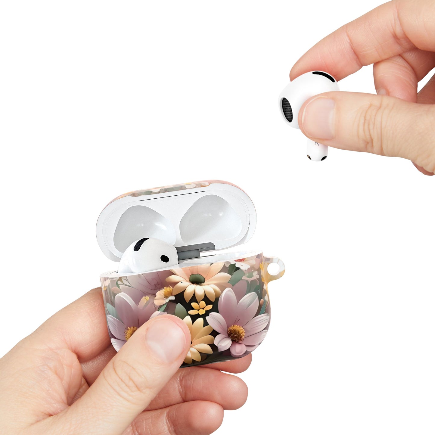 Pastel Floral Daisies AirPod Case