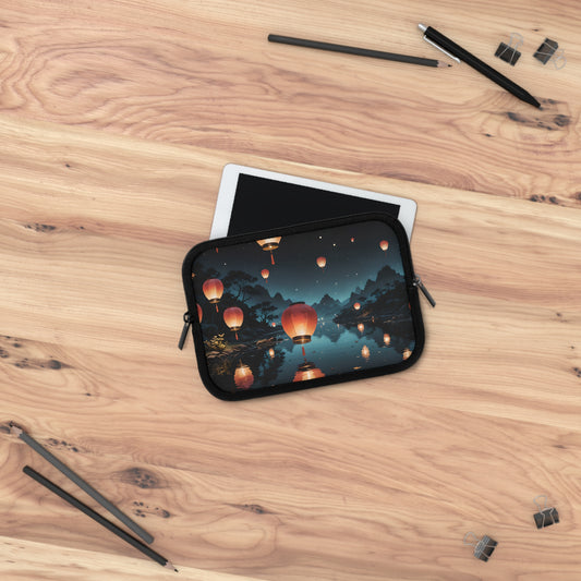 Magical Serene Lanterns Laptop Sleeve