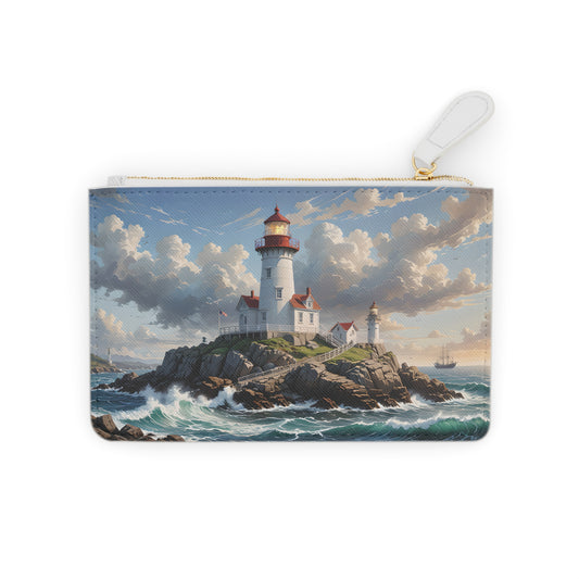 Coastal Lighthouse Mini Clutch Bag