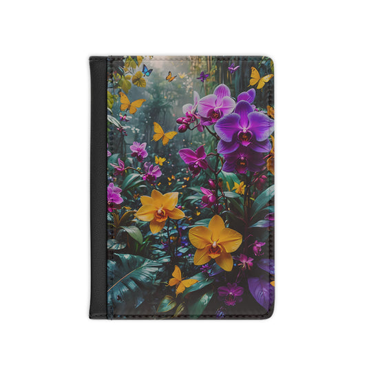 Tropical Orchids Passport Cover