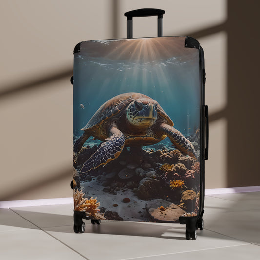 Sea Turtle Marine Life Cabin Suitcase