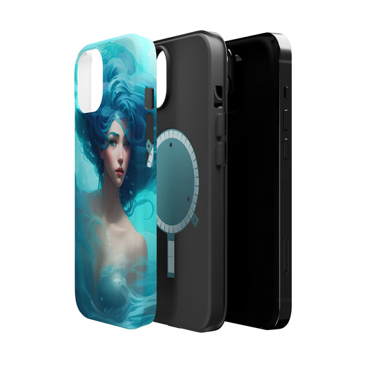 Mystical Mermaid Art Magnetic Tough Phone Case