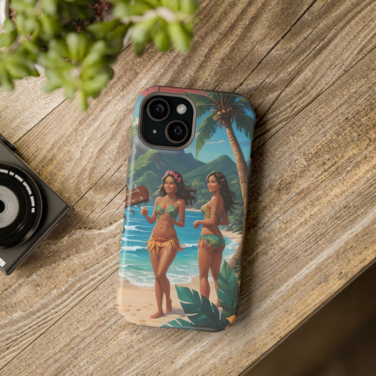 Tropical Beach Fun Magnetic Tough Case