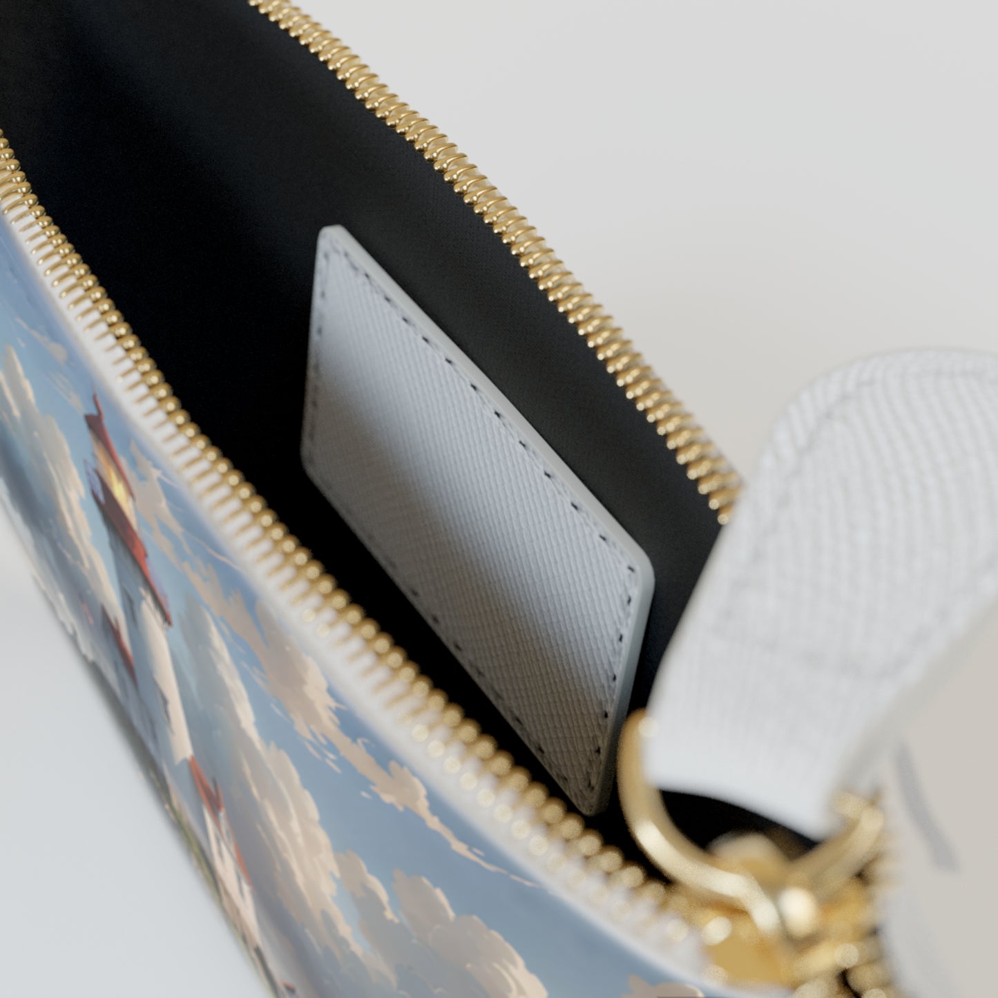 Coastal Lighthouse Mini Clutch Bag