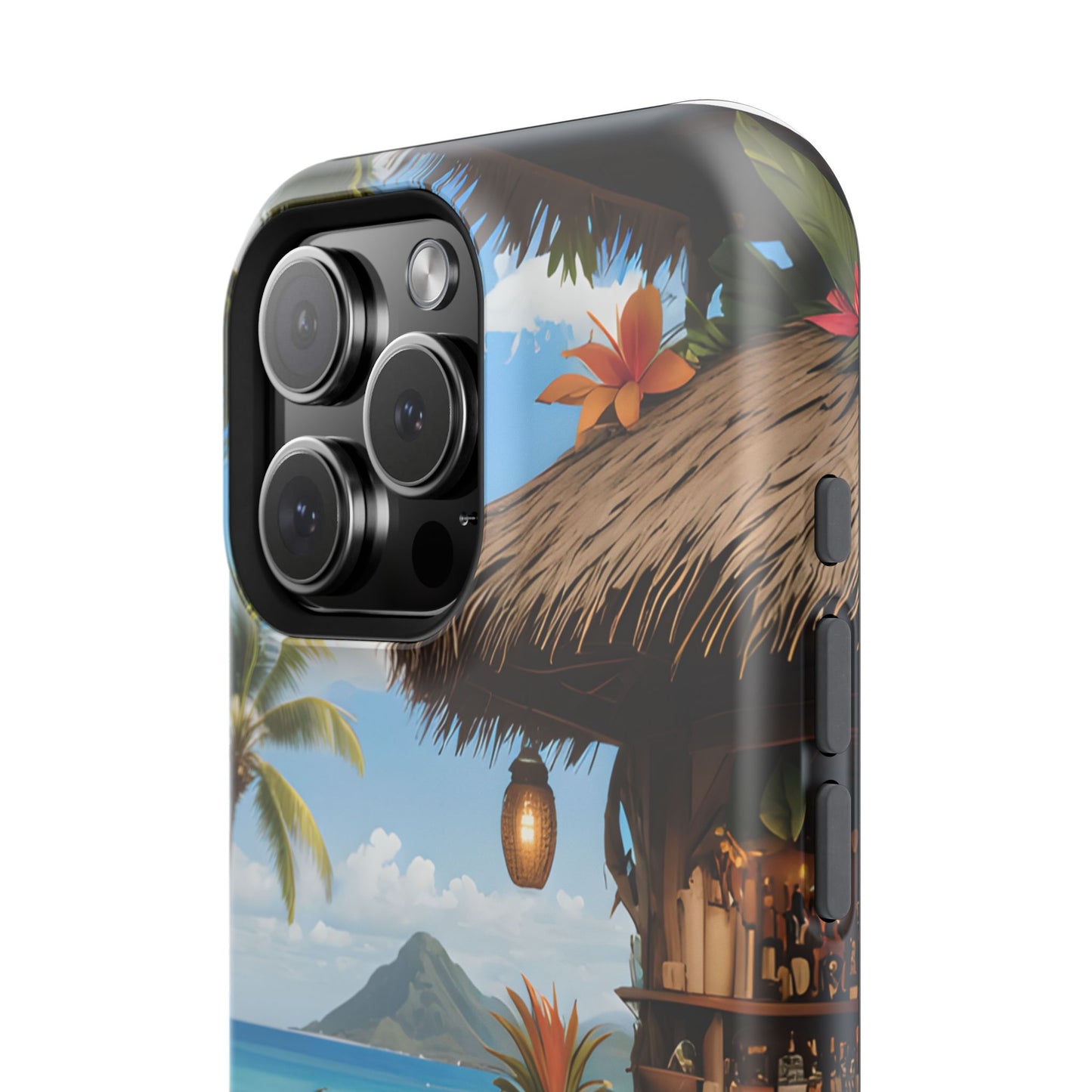 Tropical Beach Bar Magnetic Tough Phone Case
