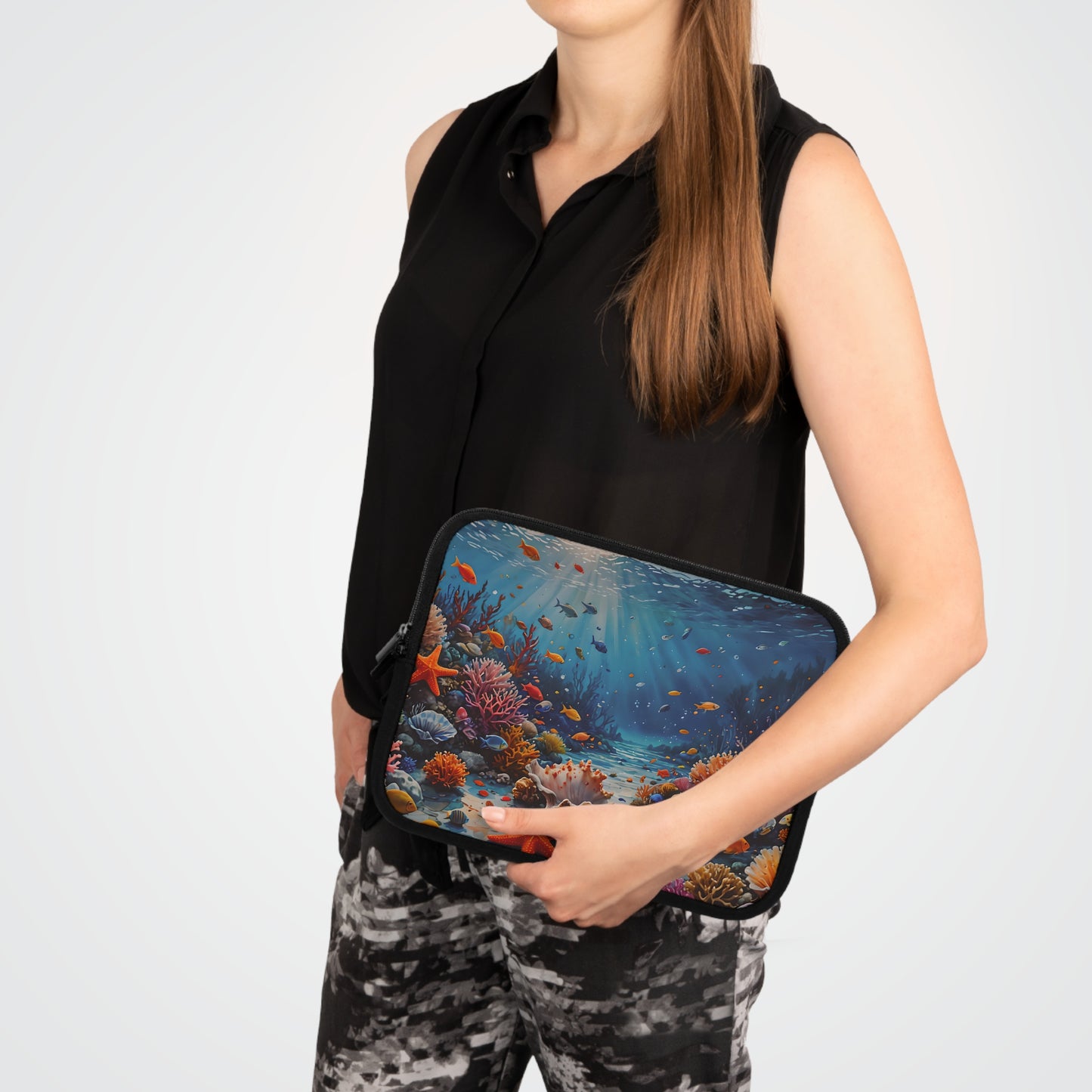 Underwater Coral & Starfish Laptop Sleeve