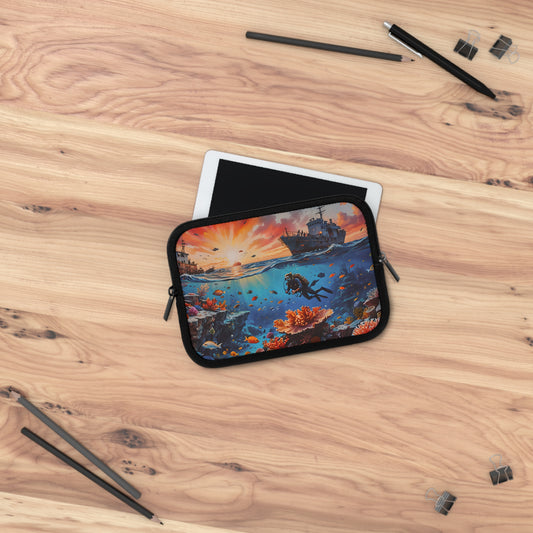 Underwater Dive Adventure Laptop Sleeve