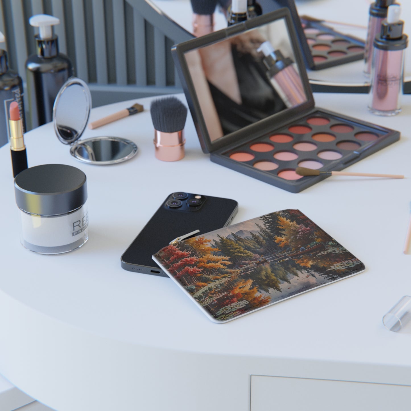 Scenic Mountain Landscape Clutch Bag