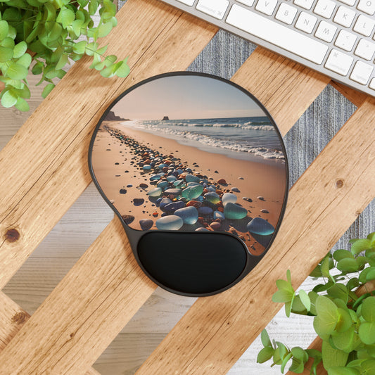 Sea Glass Beach Sunset Trail Mouse Pad