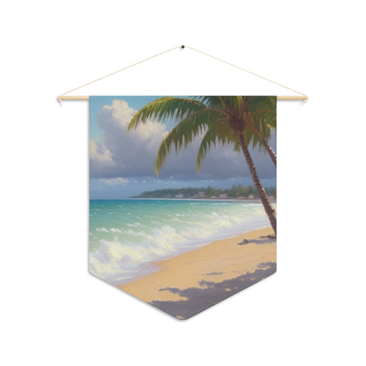 Sunny Beach Paradise Pennant Banner