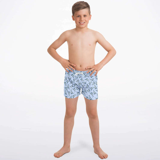 Kids - Boys Blue Marlin Swim Trunks