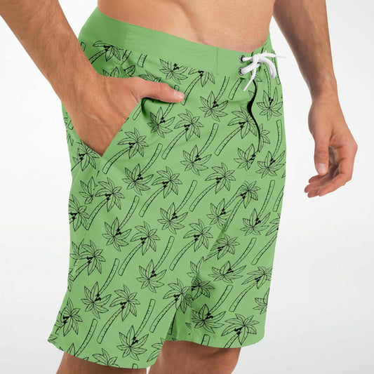 Men's Tropical Palm Tree Board Shorts