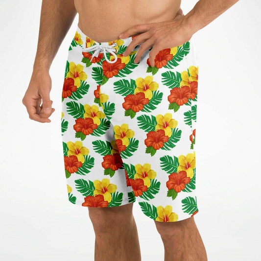 Men's Tropical Swimming Trunks