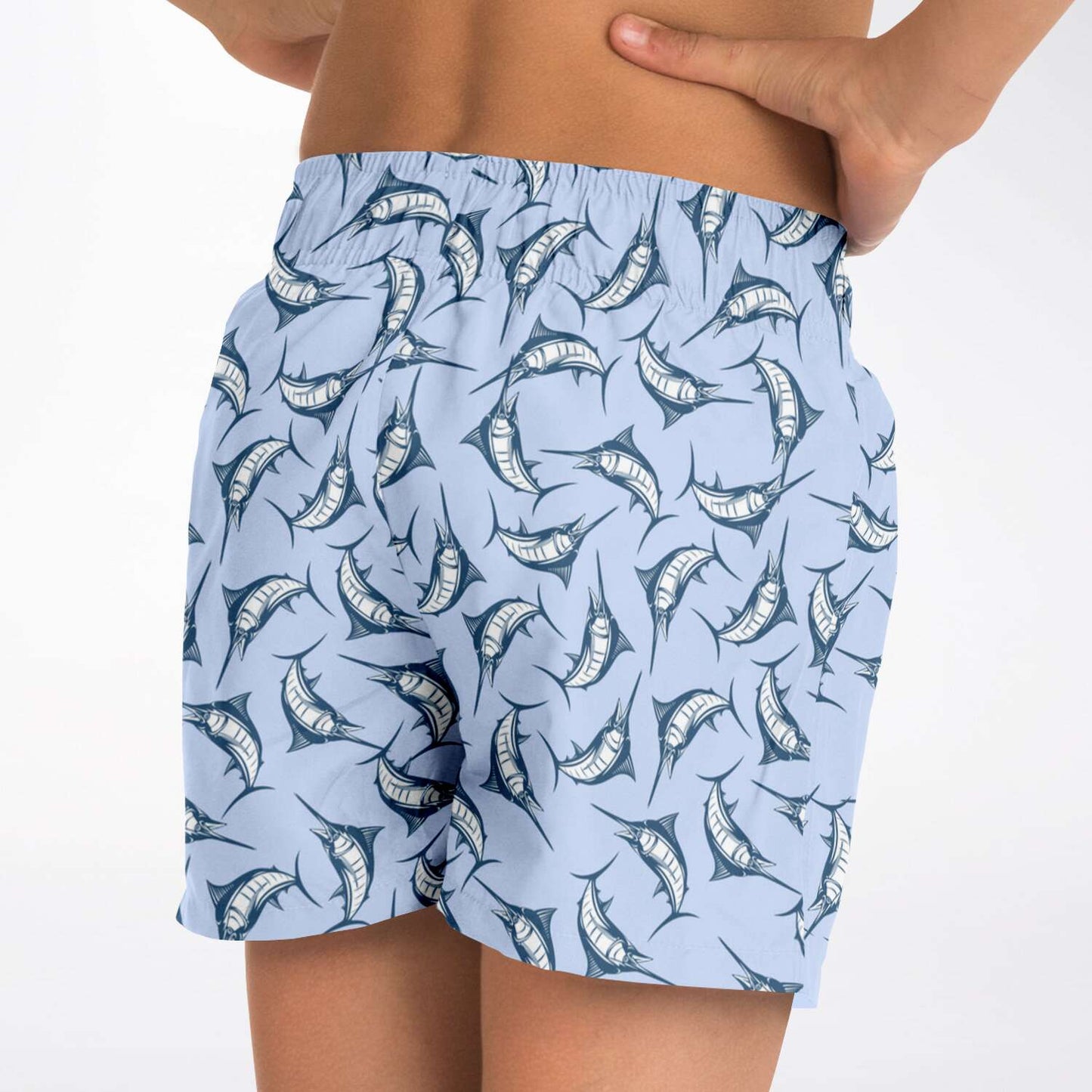 Kids - Boys Blue Marlin Swim Trunks